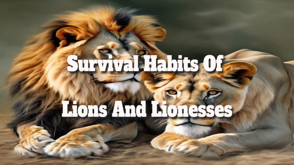 Survival Habits of Lions and Lionesses Explored