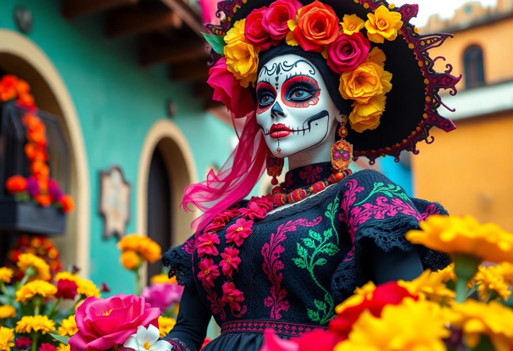 La Catrina: Honoring a Day of the Dead Symbol in San Miguel