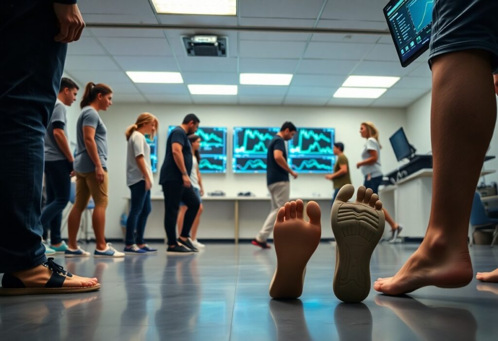 A high-quality image showcasing modern barefoot footwear, illustrating its design and features.