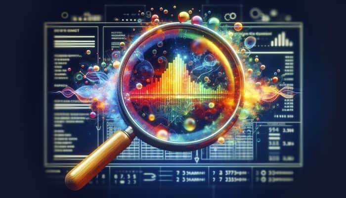 Understanding the Immediate Effects of Debt Consolidation on Credit Scores: A Guide | DCL A credit score report with a magnifying glass on the "Immediate Effects of Debt Consolidation" section, showing dynamic graphs and numbers.