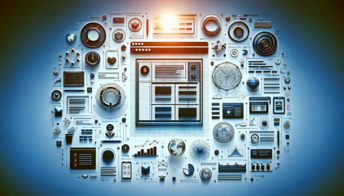 A modern website design with consistent branding, clear layouts, high-quality visuals, micro-interactions, mobile optimization, whitespace, and accessibility features.